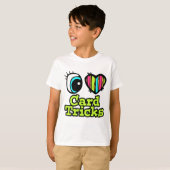 Bright Ooghart I-liefdeskaarttricks T-shirt (Voorkant volledig)