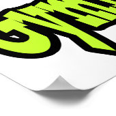 Bright Ooghart I Love Gymnastiek Poster (Hoek)