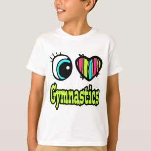 Bright Ooghart I Love Gymnastiek T-shirt