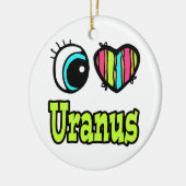 Bright Ooghart Ik hou van Uranus Keramisch Ornament (Links)