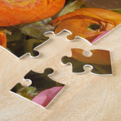 Bright Orang bloemen Legpuzzel (Zijkant)