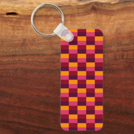 Bright Orange and Purple Combination Sleutelhanger