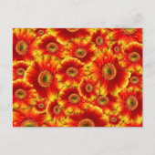 Bright Orange Flowers Briefkaart (Voorkant)