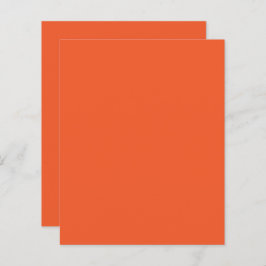 Bright Orange Minimalist Solid Background