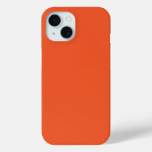 Bright Orange Minimalist Solid Background Case-Mate iPhone Case (Achterkant)
