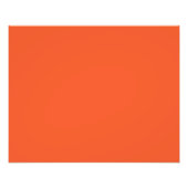 Bright Orange Minimalist Solid Background Foto Afdruk (Voorkant)