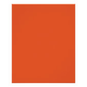 Bright Orange Minimalist Solid Background Perfect Poster (Voorkant)