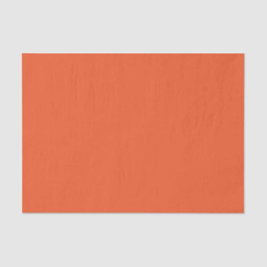 Bright Orange Minimalist Solid Background Tissuepapier (Voorkant)