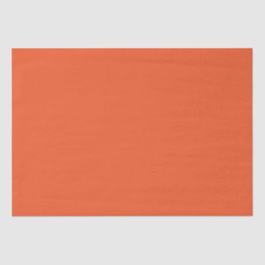 Bright Orange Minimalist Solid Background Tissuepapier (Voorkant)