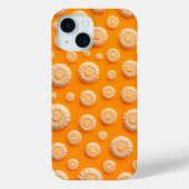 Bright Orange Spiral iPhone Case for Women (Achterkant)