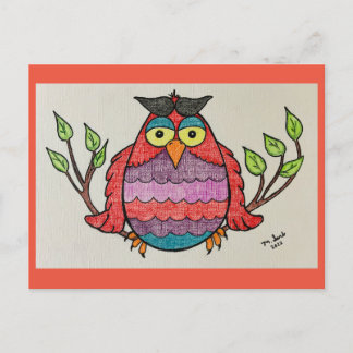 Bright Owl Postkruising Briefkaart