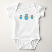 Bright Owls Baby Creeper Romper (Voorkant)