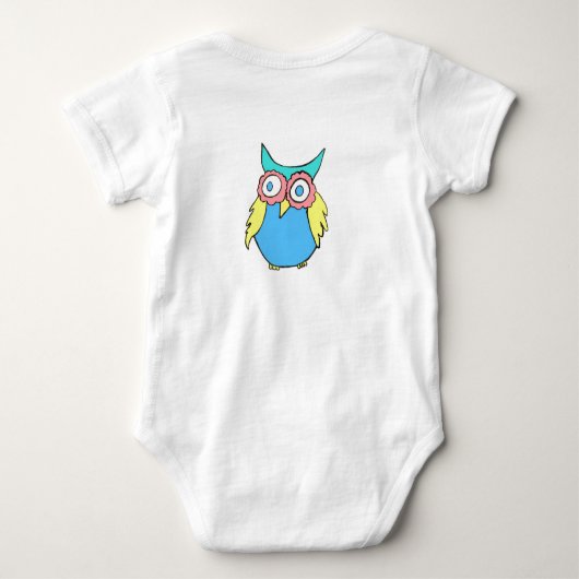 Bright Owls Baby Creeper Romper (Achterkant)