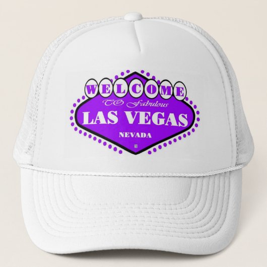BRIGHT Paars Las Vegas Sign Pet (Voorkant)