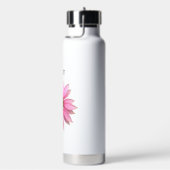 Bright Paarse Coneflower - Aangepast waterflesje Waterfles (Rechts)