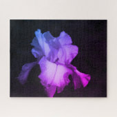 Bright Paarse Iris Photo Puzzle Legpuzzel (Horizontaal)