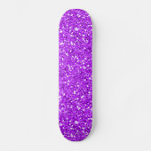 Bright Paarse Shimmer Glitter Skateboard (Voorkant)