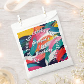 Bright Paint Effect Verjaardagsfeest Bedankt Bedankzakje (Geknipt)