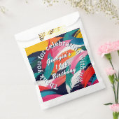 Bright Paint Effect Verjaardagsfeest Bedankt Bedankzakje (Gezegeld)