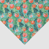 Bright Palm Beach Kerst Ornamenten Waterverf Tissuepapier (Detail)