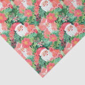 Bright Palm Beach Kerstman Tissuepapier (Detail)