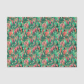 Bright Palm Beach Kerstmis Chili Peppers Tissuepapier (Voorkant)