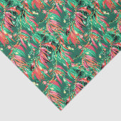 Bright Palm Beach Kerstmis Chili Peppers Tissuepapier (Detail)