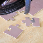 Bright parkiet vogel op cameralens legpuzzel (Zijkant)