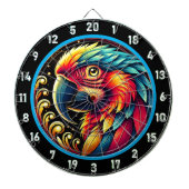 Bright Parrot Dartboard voor Game Rooms Dartbord (Voorkant)