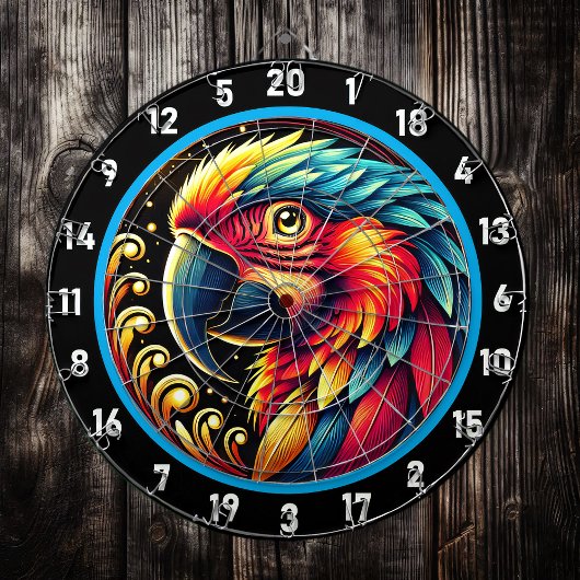 Bright Parrot Dartboard voor Game Rooms Dartbord