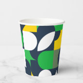 Bright Party thema Papieren Bekers (Achterkant)