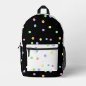 Bright Pastel Polka Dots rugzak (Voorkant)