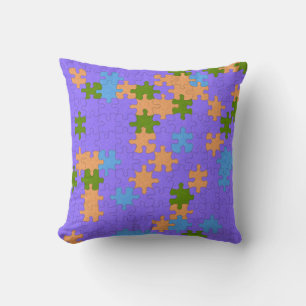 Bright Pastel Puzzel Kussen