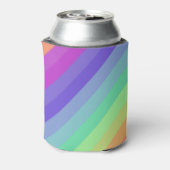 Bright Pastel Rainbow Stripe Cooler (Blikje Achterkant)