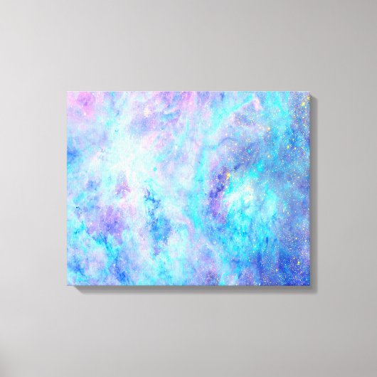 Bright Pastel Tarantula Nebula Canvas Afdruk (Voorkant)