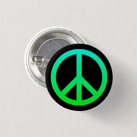 Bright Peace Symbol Button (Voorkant /achterkant)