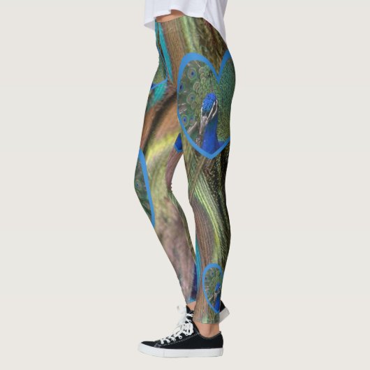 Bright Peacock Feathers Legging (Links)