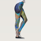 Bright Peacock Feathers Legging (Rechts)