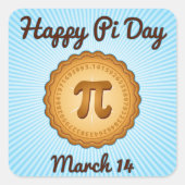 Bright Pi Day Stickers (Voorkant)