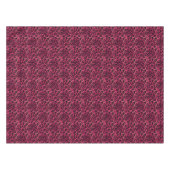 Bright pink and black spotted leopard tafelkleed (Voorkant (Horizontaal))