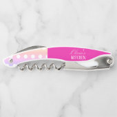 Bright Pink and Pola Dots  Kurkentrekker (Achterkant)