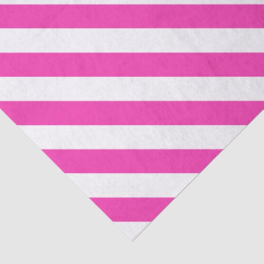 Bright Pink and White Striped Tissuepapier (Detail)