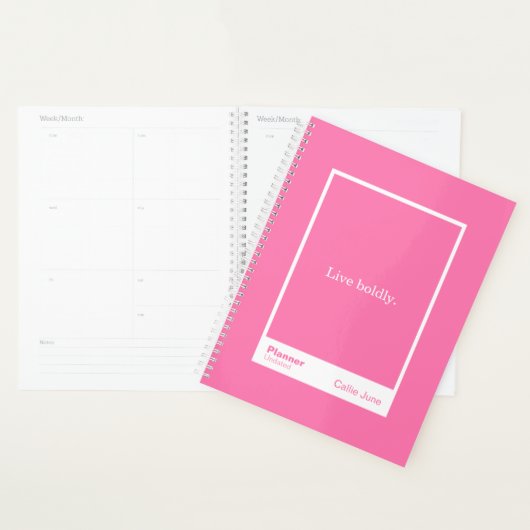 Bright Pink Block Quote | Fully Customizable Planner (Display)