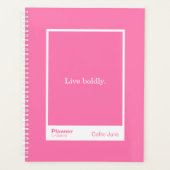 Bright Pink Block Quote | Fully Customizable Planner (Voorkant)