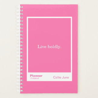 Bright Pink Block Quote | Fully Customizable Planner