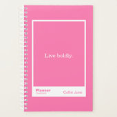 Bright Pink Block Quote Planner (Voorkant)