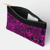 Bright Pink Cosmetic Bag  Etui (Open)