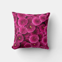 Bright Pink Dahlia-Sierkussen Kussen