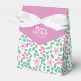 Bright Pink Daisies Baby shower Bedankdoosjes