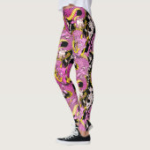 Bright Pink Dragon Tattoo Punk Rock Leggings (Links)